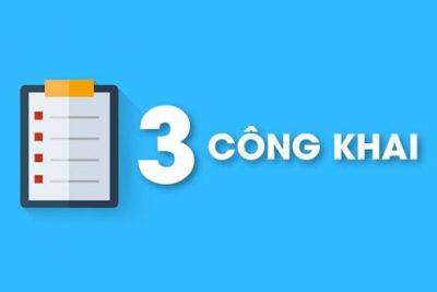 CÔNG KHAI HOẠT ĐỘNG CỦA CƠ SỞ GIÁO DỤC NĂM HỌC 2025-2026